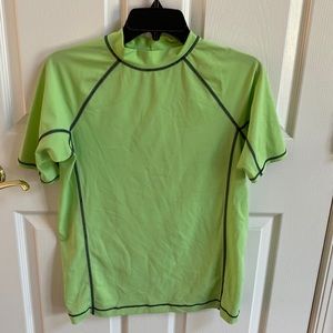 Lands’End green size L (14-16) UV swim shirt